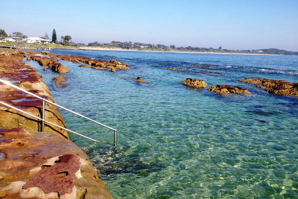 Rockpools are great for snorkeling