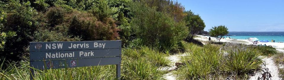 Jervis Bay National Park sign